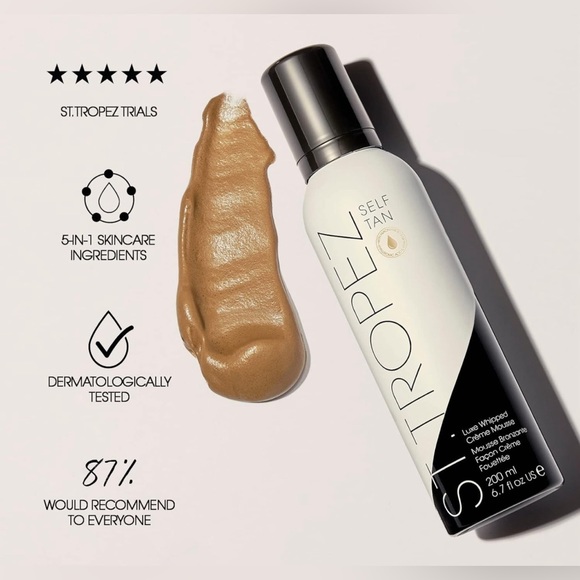 St.Tropez Luxe Whipped Crème Mousse, Luxurious 5-in-1 Self Tan, Niacinamide - Picture 2 of 4